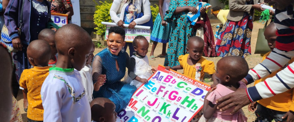 Kenya Event image - learning the alphabet with young children